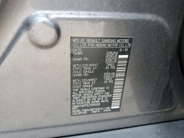 KNMAT2MT5LP535235 2020 NISSAN ROGUE