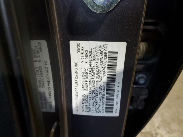 2020 HONDA ACCORD LX 1HGCV1F10LA142109