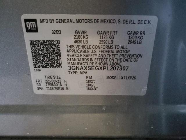 2023 CHEVROLET EQUINOX LS - 3GNAXSEGXPL207307