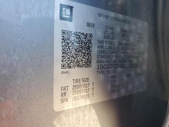 2020 CHEVROLET COLORADO L 1GCGTCEN9L1118378