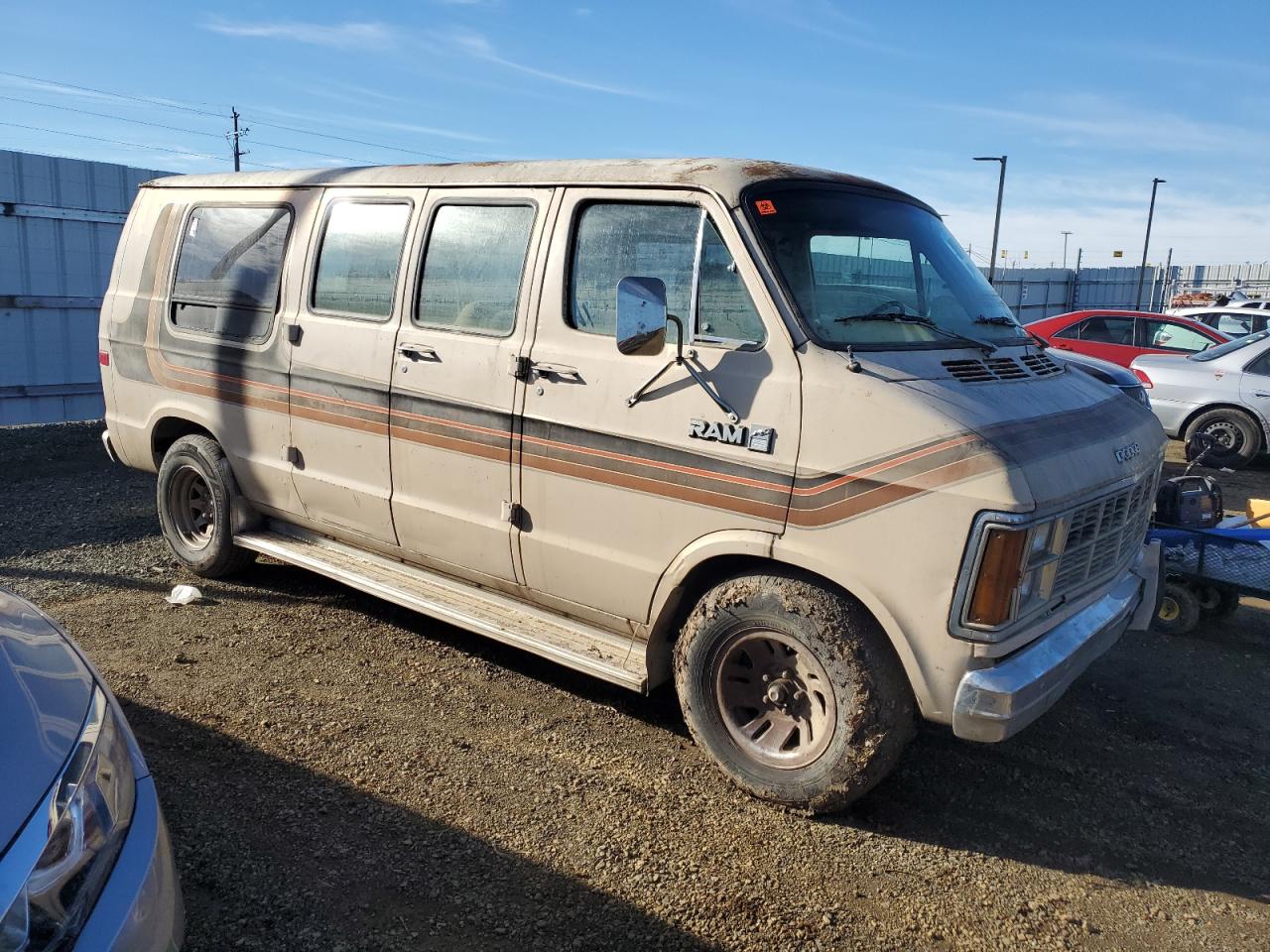 Lot #3056814551 1983 DODGE RAM VAN B2