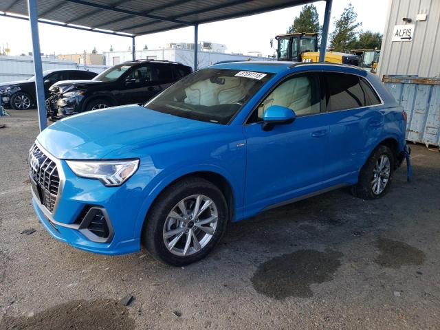 AUDI Q3 PREMIUM 2023 blue  gas WA1DECF39P1044146 photo #1