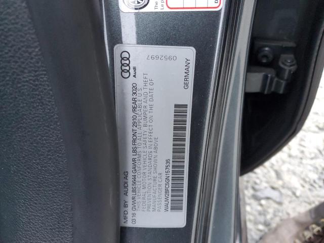 2016 AUDI S7 PRESTIG WAUW2BFC5GN157535