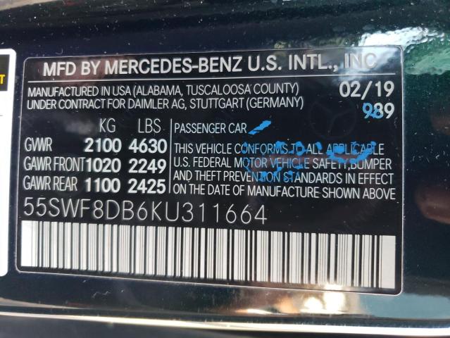 2019 MERCEDES-BENZ C 300 - 55SWF8DB6KU311664
