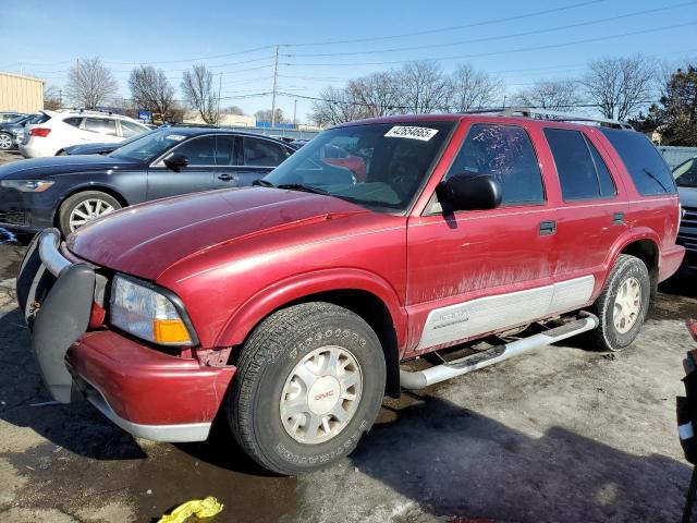 GMC JIMMY / EN 2000 red  gas 1GKDT13W6Y2354558 photo #1