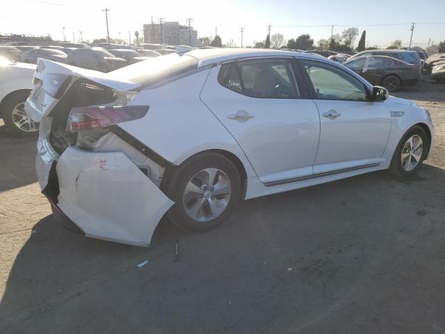 KIA OPTIMA HYB 2015 white  hybrid engine KNAGM4AD4F5088717 photo #4