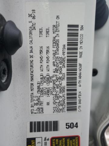 2018 TOYOTA TACOMA DOU 3TMCZ5AN2JM170501