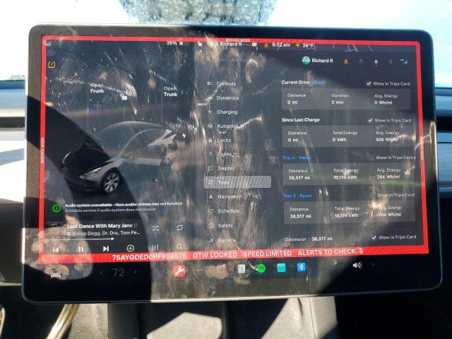2023 TESLA MODEL Y - 7SAYGDED0PF959575