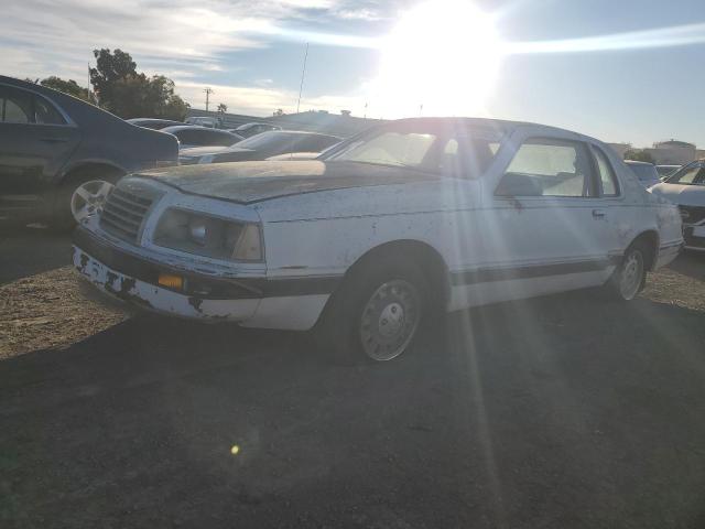 FORD THUNDERBIR 1986 white sedan 2 gas 1FABP4631GH154800 photo #1