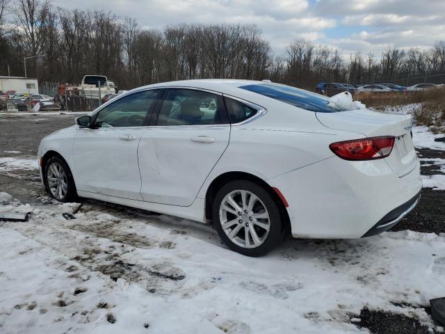 CHRYSLER 200 LIMITE 2015 white sedan 4d gas 1C3CCCAB5FN600504 photo #3