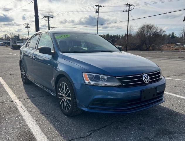 VOLKSWAGEN JETTA S 2016 blue sedan 4d gas 3VW267AJXGM222850 photo #1