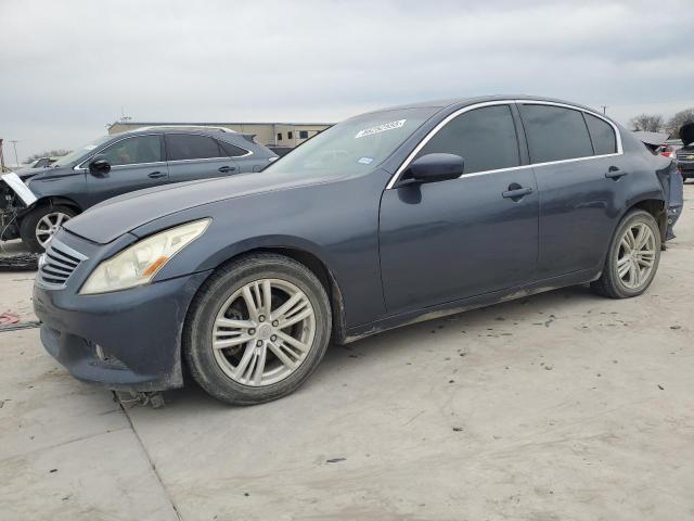 INFINITI G37 BASE 2012 blue  gas JN1CV6APXCM930792 photo #1