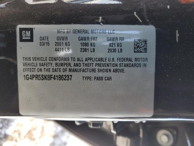 2015 BUICK VERANO CON 1G4PR5SK8F4186237
