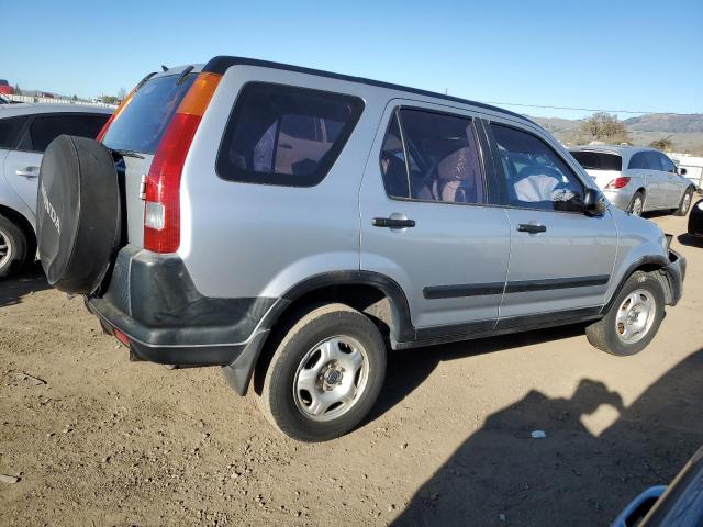 HONDA CR-V LX 2002 silver 4dr spor gas JHLRD68422C023385 photo #4