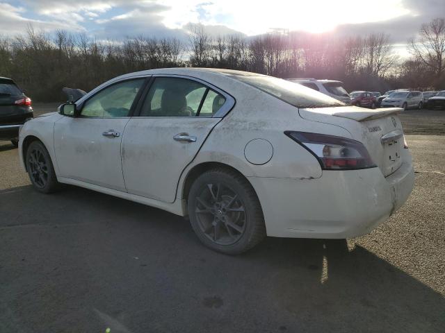 NISSAN MAXIMA S 2014 white sedan 4d gas 1N4AA5AP6EC448474 photo #3