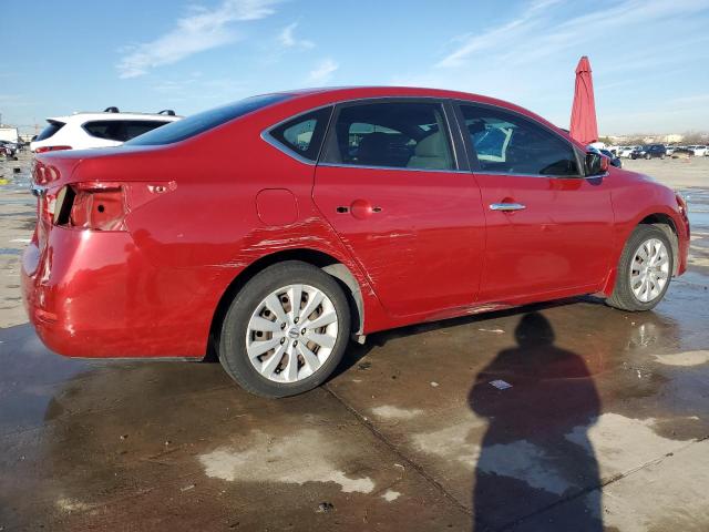 NISSAN SENTRA S 2013 red  gas 3N1AB7AP6DL750291 photo #4