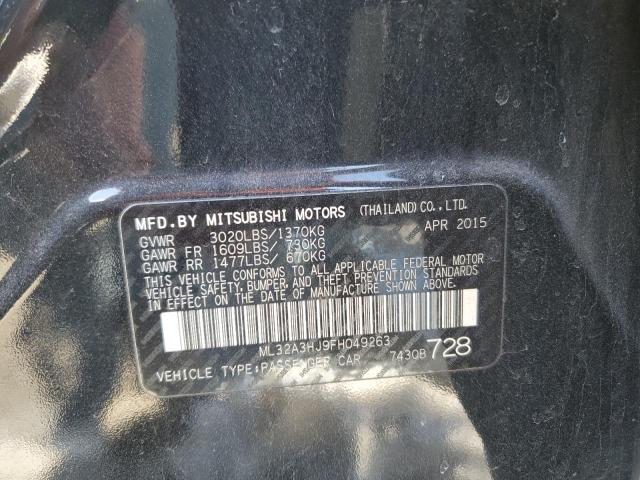 2015 MITSUBISHI MIRAGE DE ML32A3HJ9FH049263