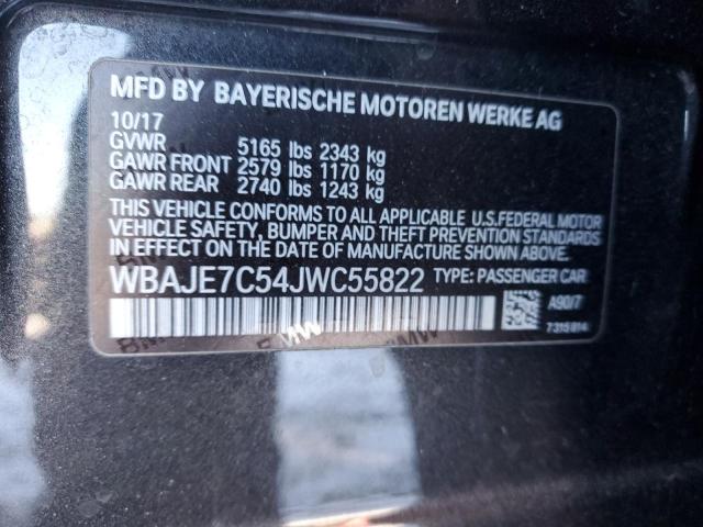 2018 BMW 540 XI WBAJE7C54JWC55822