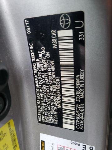 2018 TOYOTA C-HR XLE NMTKHMBX9JR033143