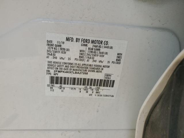 2020 FORD EDGE TITAN - 2FMPK4K97LBA27268