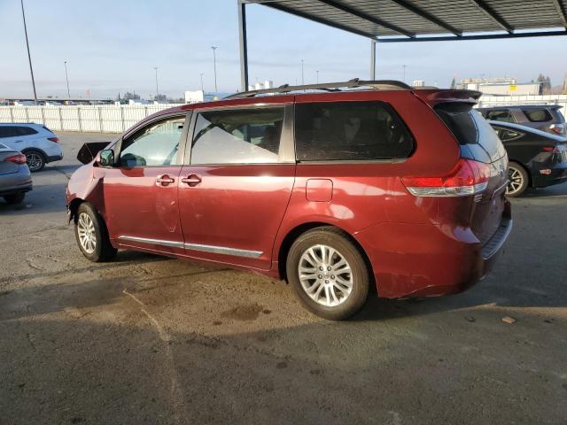 TOYOTA SIENNA XLE 2013 red sports v gas 5TDYK3DC7DS352840 photo #3