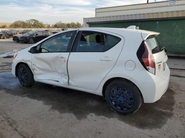 TOYOTA PRIUS C 2015 white  hybrid engine JTDKDTB35F1103178 photo #3