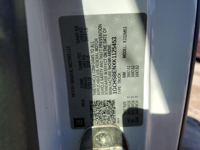 2019 CHEVROLET COLORADO - 1GCHSBENXK1125453