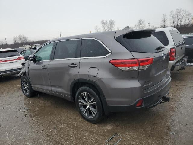 Vin: 5tdbzrfh0hs449090, lot: 43164025, toyota highlander le 20172