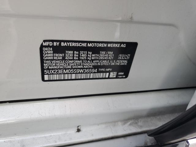 2025 BMW X7 XDRIVE4 5UX23EM05S9W36594