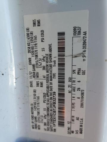 2018 FORD F150 SUPER - 1FTEX1CB7JFB32739