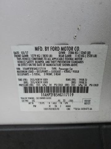 2017 FORD TAURUS LIM 1FAHP2F85HG117119