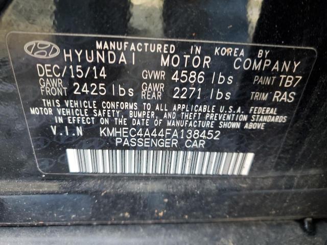 2015 HYUNDAI SONATA HYB - KMHEC4A44FA138452