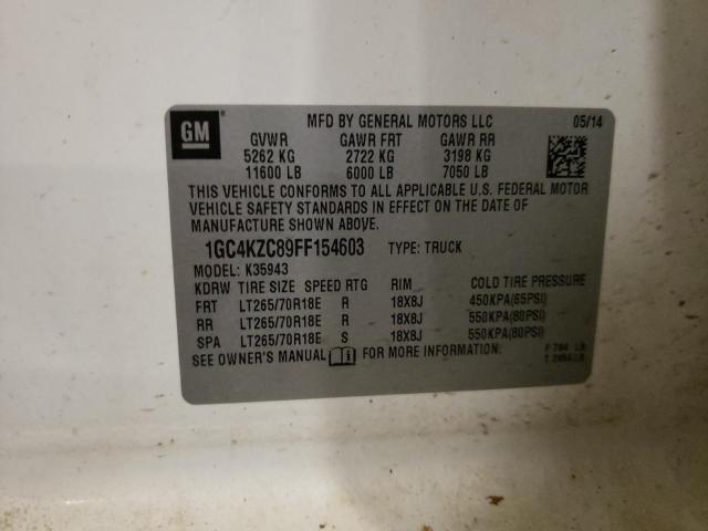 2015 CHEVROLET 3500 1GC4KZC89FF154603