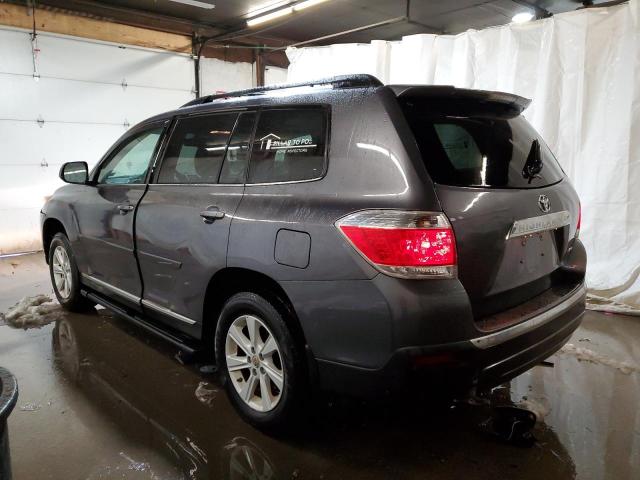 TOYOTA HIGHLANDER 2012 charcoal  gas 5TDBK3EH1CS115601 photo #3