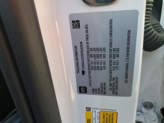 2023 CHEVROLET TAHOE K1500 1GNSKLED5PR183036