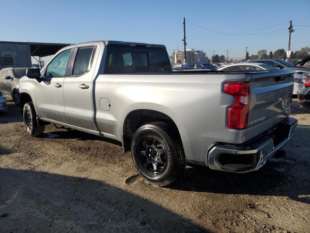 CHEVROLET SILVERADO 2024 silver  gas 1GCRDDED2RZ194621 photo #3