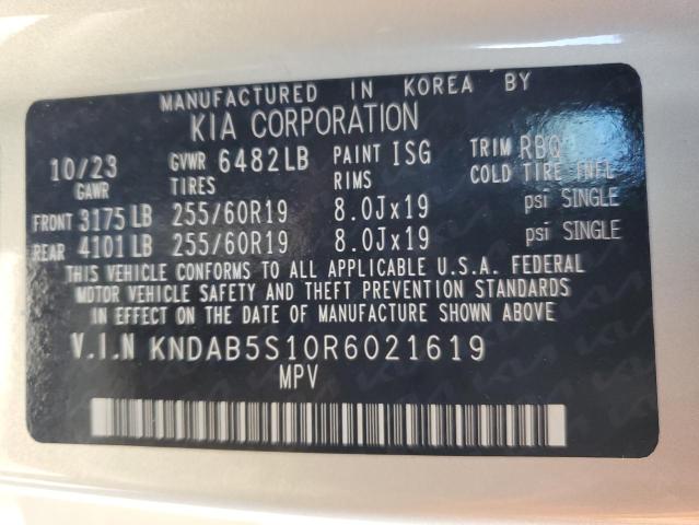 2024 KIA EV9 LIGHT KNDAB5S10R6021619