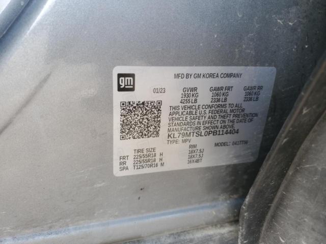 2023 CHEVROLET TRAILBLAZE KL79MTSL0PB114404