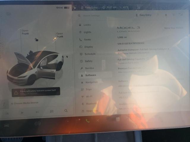 2024 TESLA MODEL 3 5YJ3E1EA7RF826302