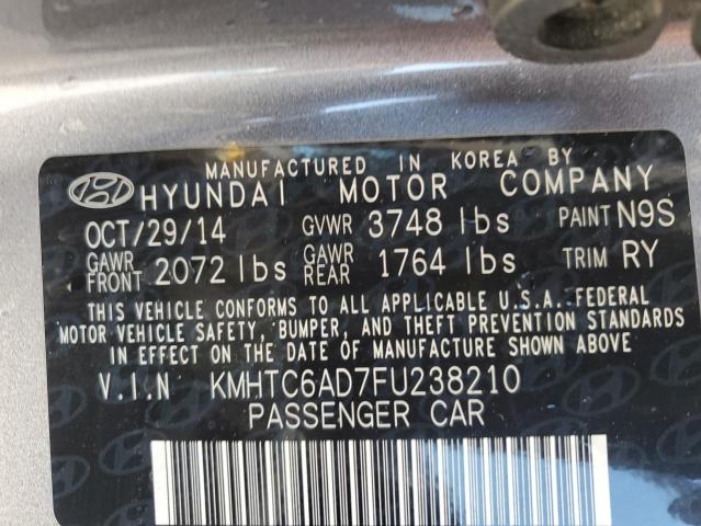 2015 HYUNDAI VELOSTER - KMHTC6AD7FU238210