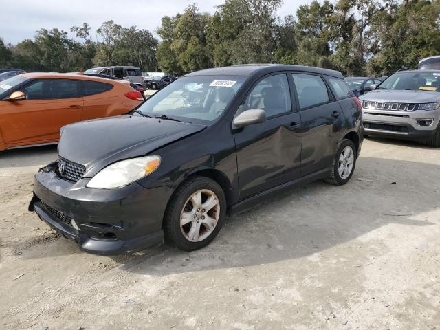 TOYOTA MATRIX 2004 black  gas 2T1KR32E74C244927 photo #1