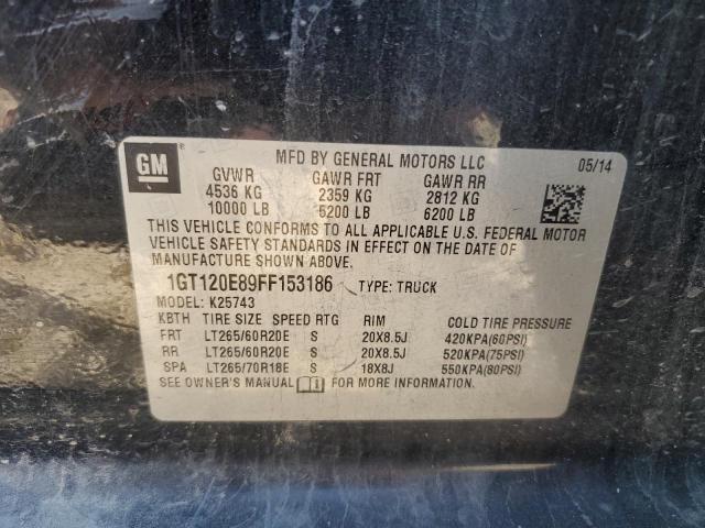 2015 GMC SIERRA K25 - 1GT120E89FF153186