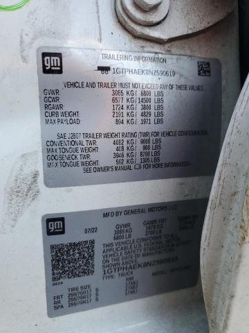 2022 GMC SIERRA C15 - 1GTPHAEK8NZ590619