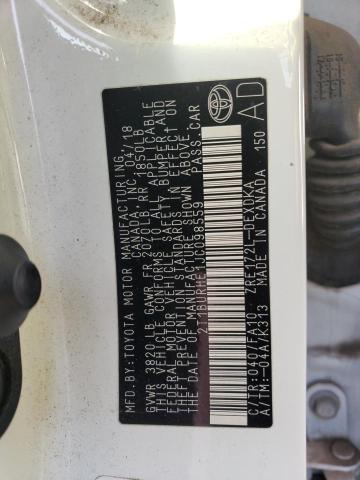 2018 TOYOTA COROLLA L - 2T1BURHE1JC098559