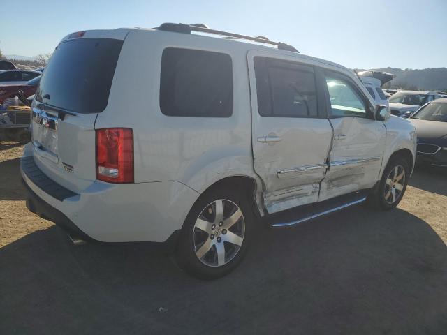 HONDA PILOT TOUR 2014 white  gas 5FNYF4H94EB044698 photo #4