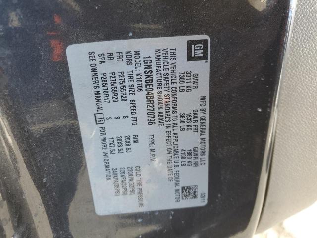 2011 CHEVROLET TAHOE K150 - 1GNSKBE04BR270796