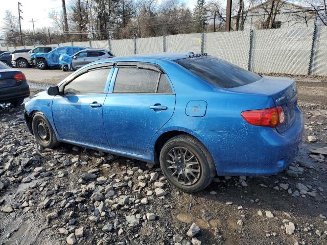 TOYOTA COROLLA BA 2009 blue sedan 4d gas 2T1BU40E39C109166 photo #3