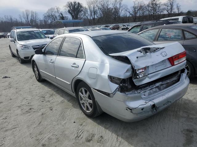 HONDA ACCORD EX 2003 silver sedan 4d gas 1HGCM66563A035648 photo #3