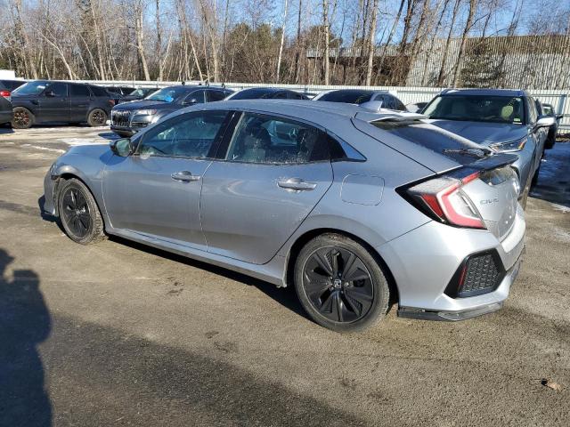 HONDA CIVIC EX 2018 silver  gas SHHFK7H58JU429451 photo #3