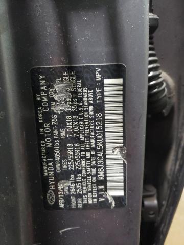 2019 HYUNDAI TUCSON LIM - KM8J3CAL5KU015218